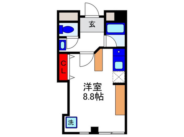 ミキフラットの物件間取画像